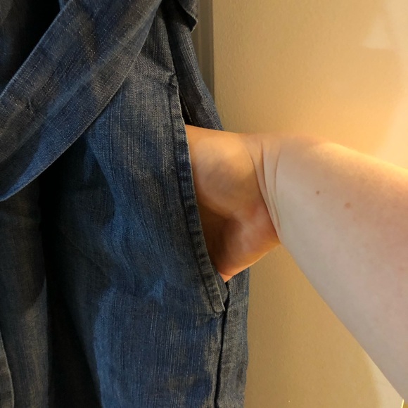 Denim shirt dress NWT - Picture 5 of 10